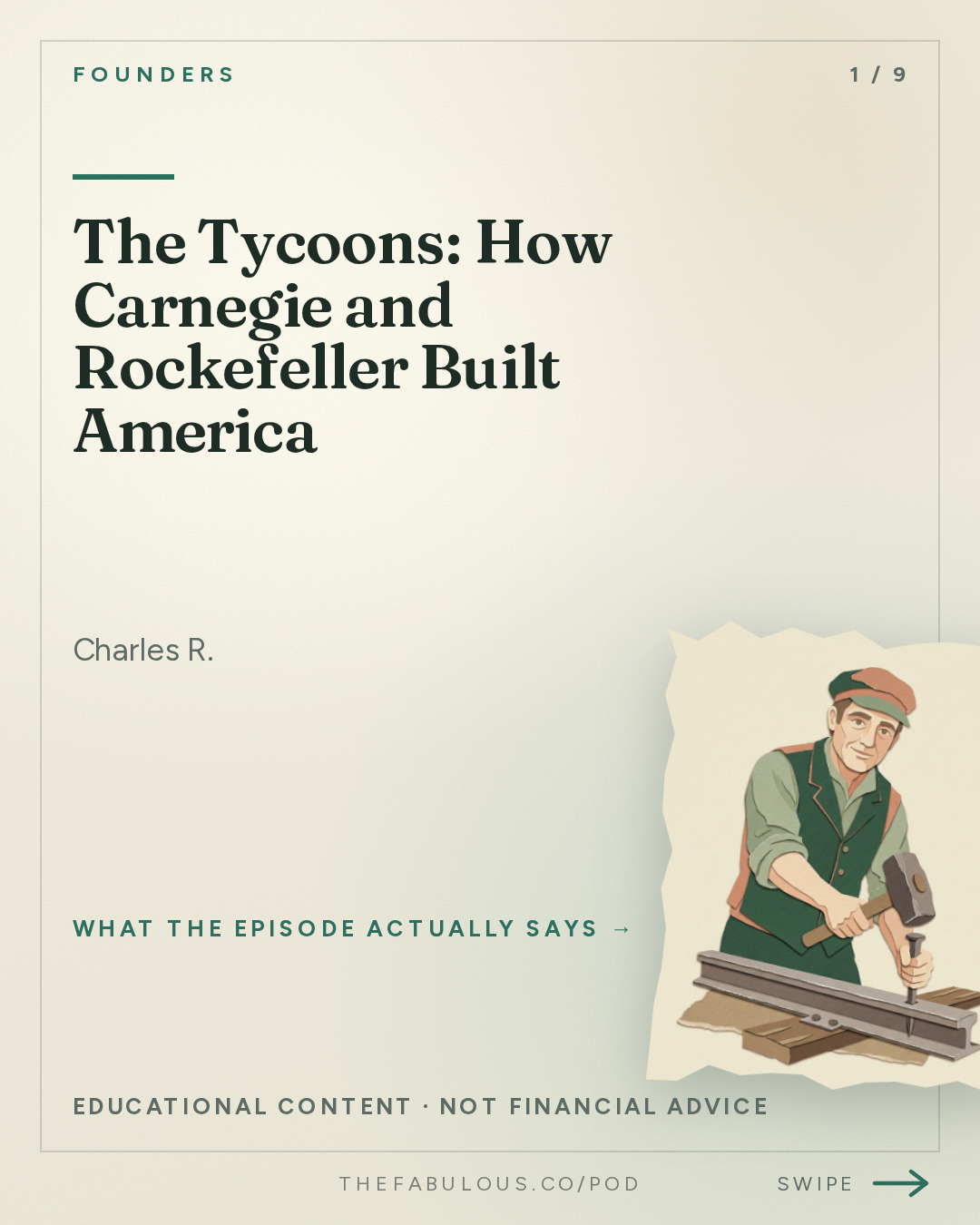 The Tycoons: How Carnegie and Rockefeller Built America — Founders: #437 The Tycoons: Carnegie, Rockefeller, Gould & Morgan