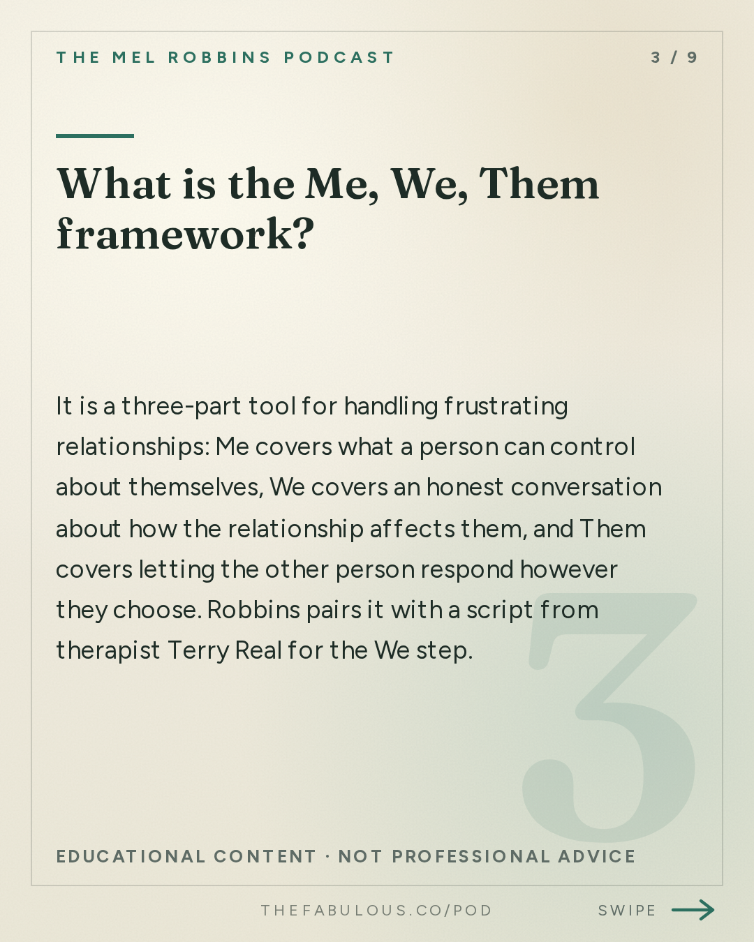 What is the Me, We, Them framework? — The Mel Robbins Podcast: Let Them: How to Handle Difficult People & Take Back Your Peace and Power