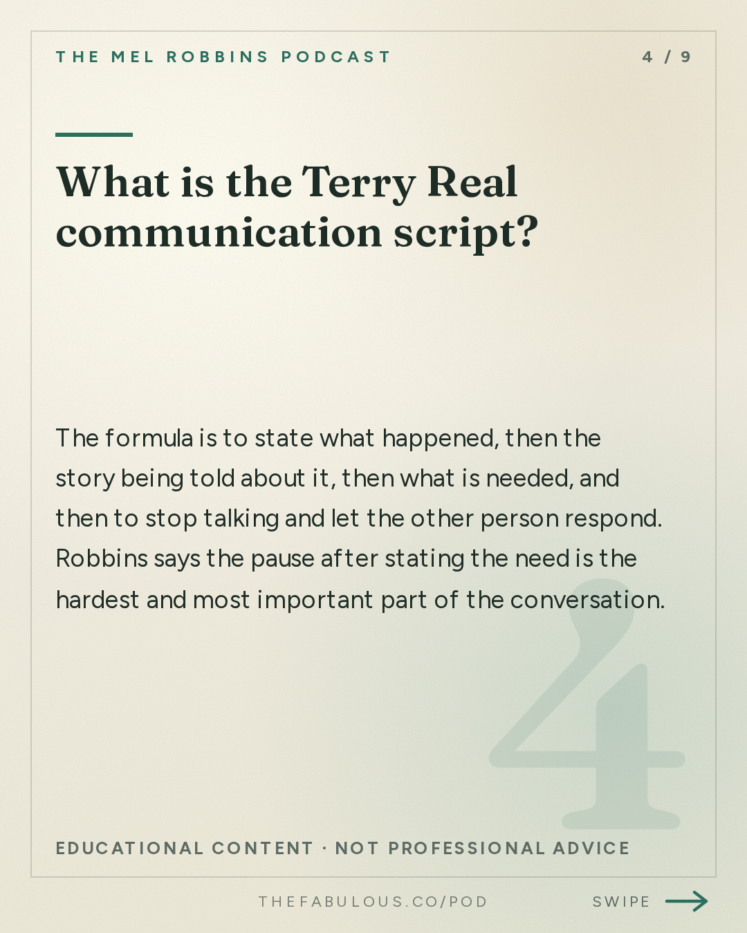 What is the Terry Real communication script? — The Mel Robbins Podcast: Let Them: How to Handle Difficult People & Take Back Your Peace and Power