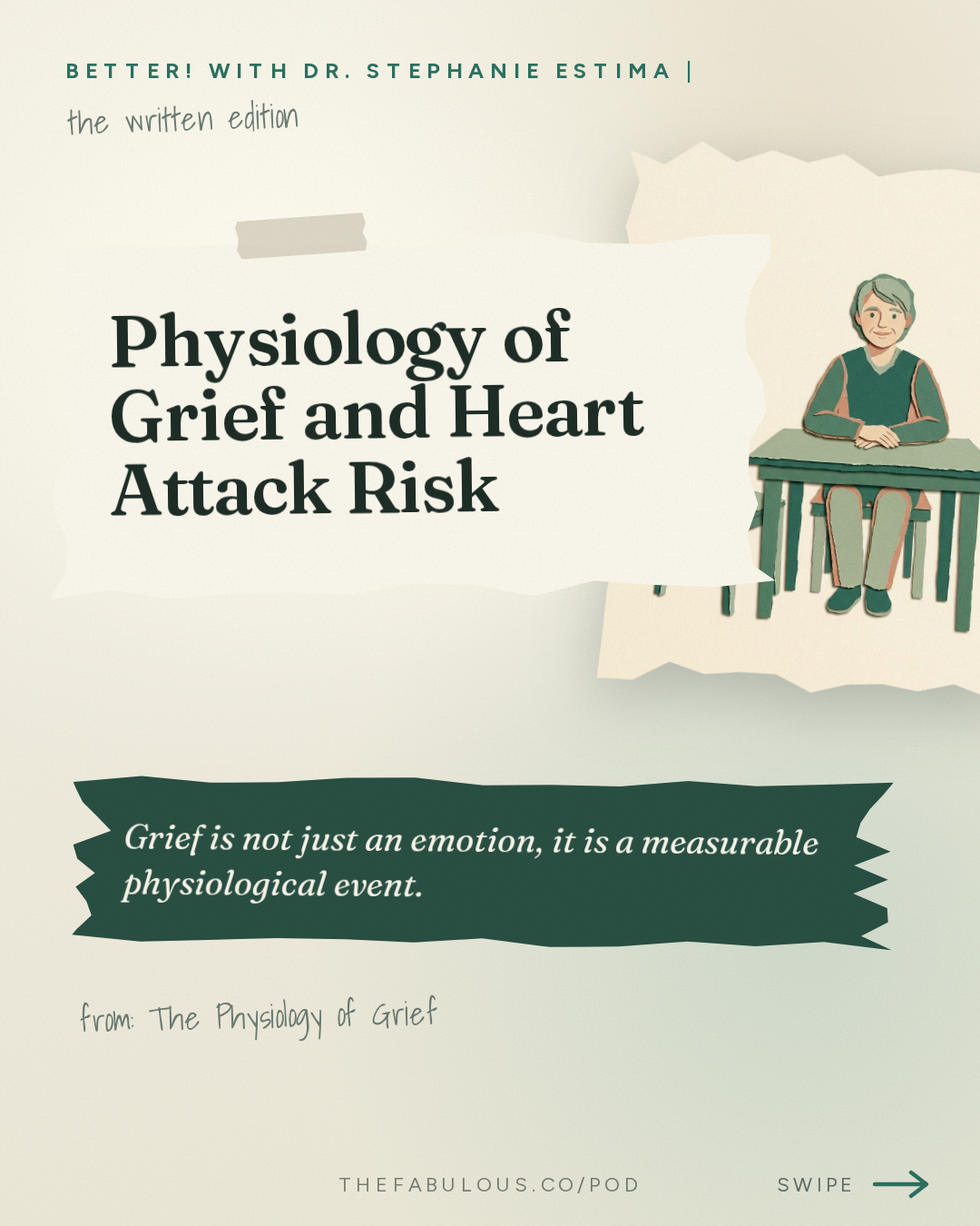 Physiology of Grief and Heart Attack Risk — BETTER! with Dr. Stephanie Estima | Strength, Body Composition & Perimenopause: The Physiology of Grief: What Loss Actually Does In Your Body with Mary-Frances O'Connor, PhD.