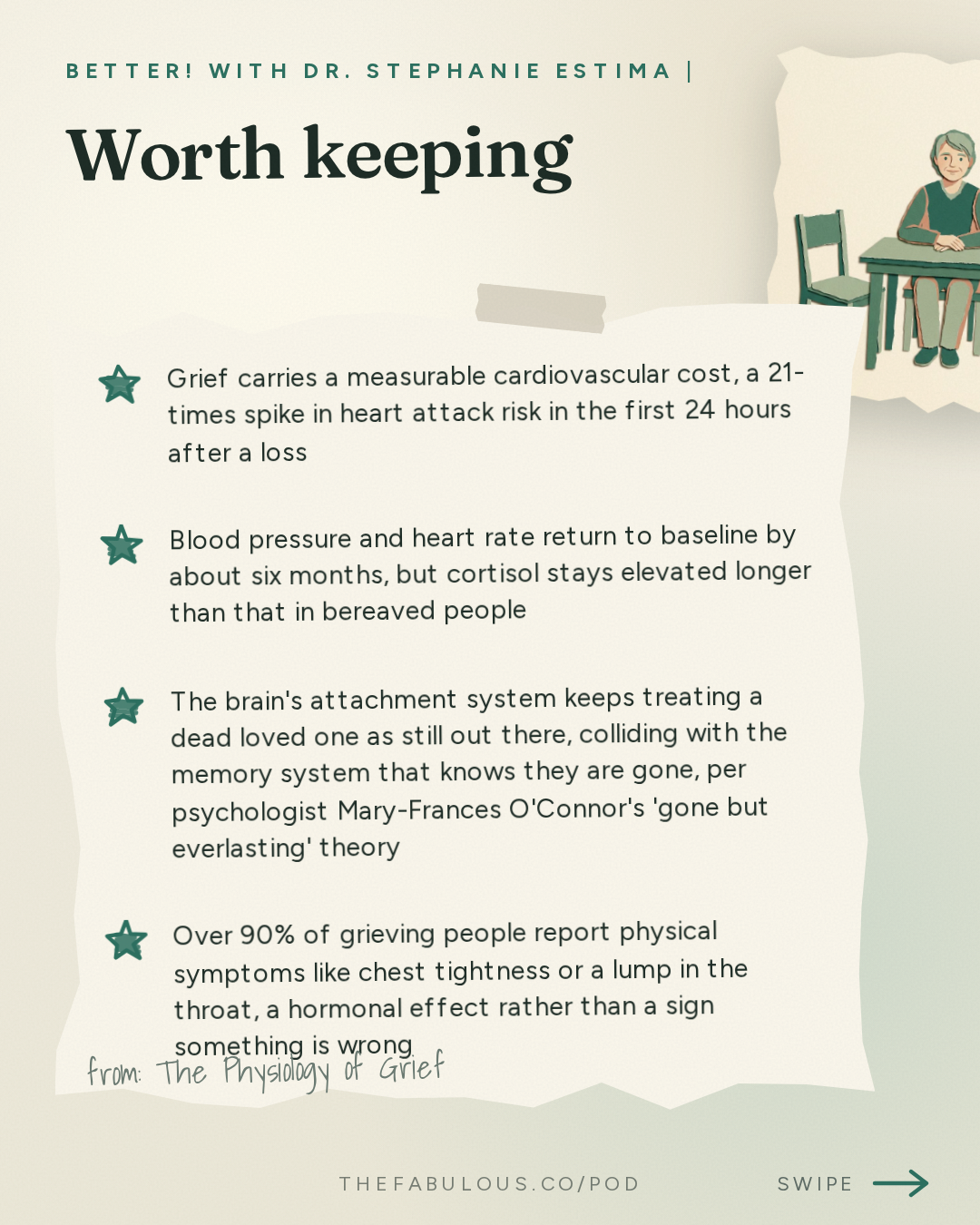 Worth keeping — BETTER! with Dr. Stephanie Estima | Strength, Body Composition & Perimenopause: The Physiology of Grief: What Loss Actually Does In Your Body with Mary-Frances O'Connor, PhD.