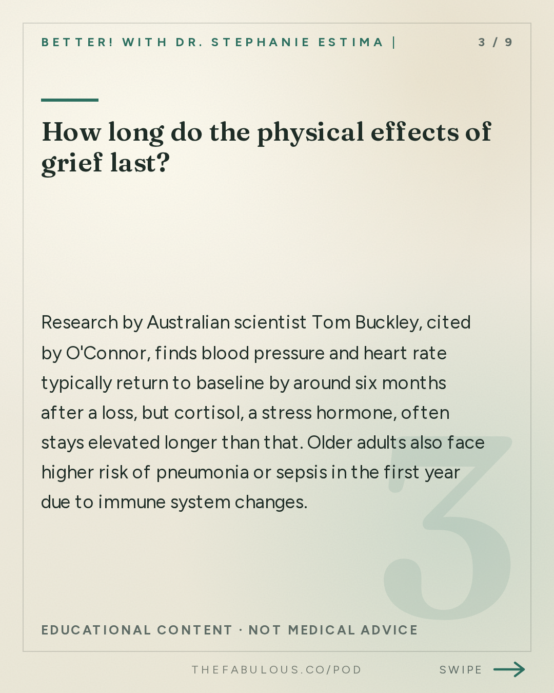 How long do the physical effects of grief last? — BETTER! with Dr. Stephanie Estima | Strength, Body Composition & Perimenopause: The Physiology of Grief: What Loss Actually Does In Your Body with Mary-Frances O'Connor, PhD.