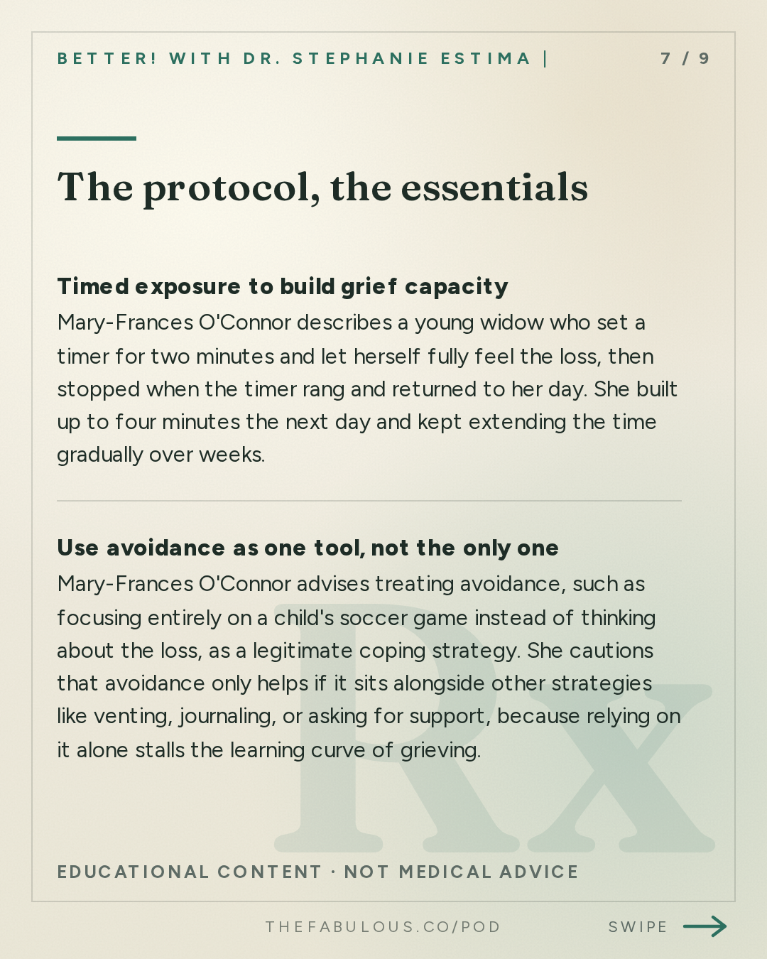 The protocol, the essentials — BETTER! with Dr. Stephanie Estima | Strength, Body Composition & Perimenopause: The Physiology of Grief: What Loss Actually Does In Your Body with Mary-Frances O'Connor, PhD.