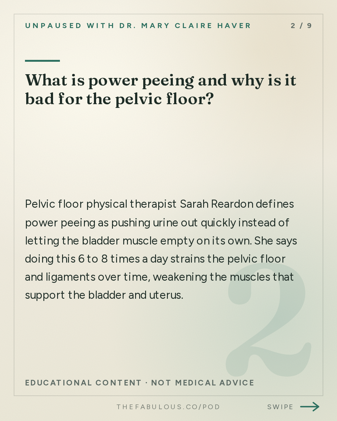 What is power peeing and why is it bad for the pelvic floor? — unPAUSED with Dr. Mary Claire Haver: Painful Sex, Dryness and Menopause with the Vagina Whisperer