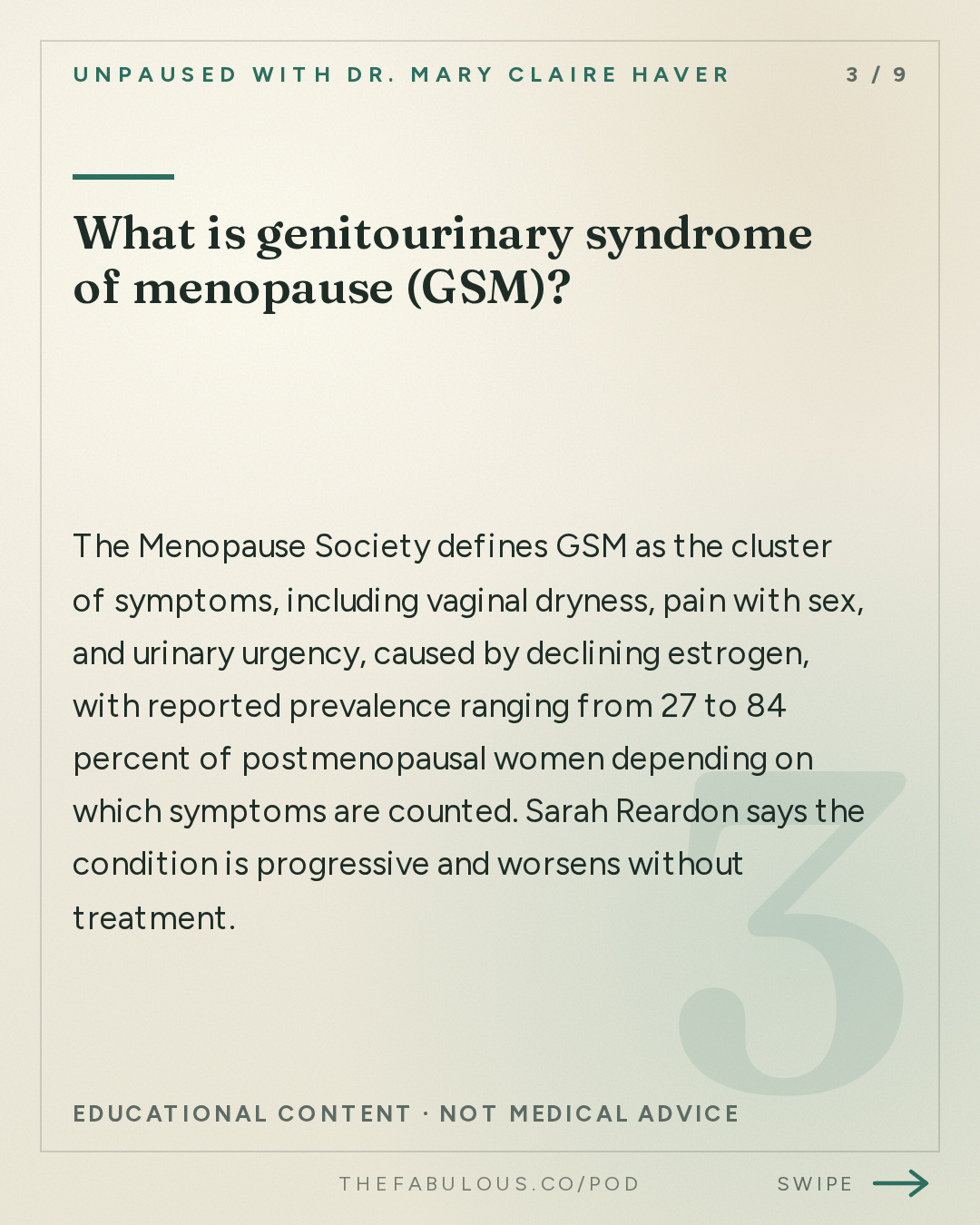 What is genitourinary syndrome of menopause (GSM)? — unPAUSED with Dr. Mary Claire Haver: Painful Sex, Dryness and Menopause with the Vagina Whisperer