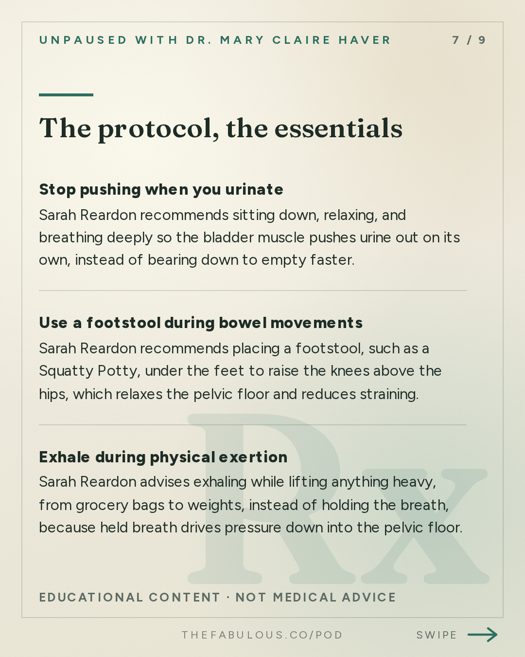 The protocol, the essentials — unPAUSED with Dr. Mary Claire Haver: Painful Sex, Dryness and Menopause with the Vagina Whisperer