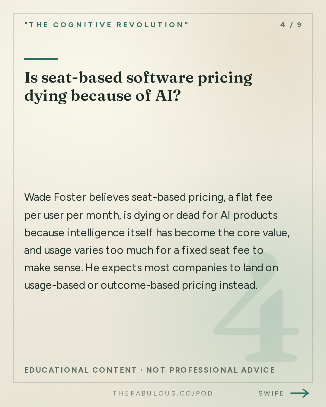 Is seat-based software pricing dying because of AI? — "The Cognitive Revolution" : No Code Is Code: Zapier CEO Wade Foster on Headless Tools, Zapier MCP & Automation Bench