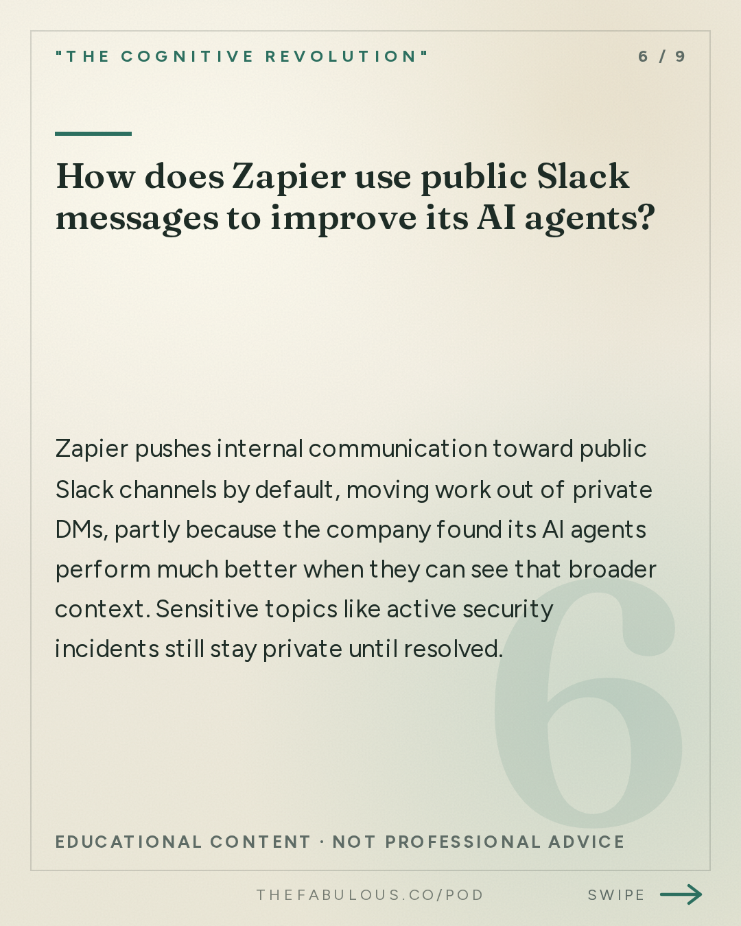 How does Zapier use public Slack messages to improve its AI agents? — "The Cognitive Revolution" : No Code Is Code: Zapier CEO Wade Foster on Headless Tools, Zapier MCP & Automation Bench