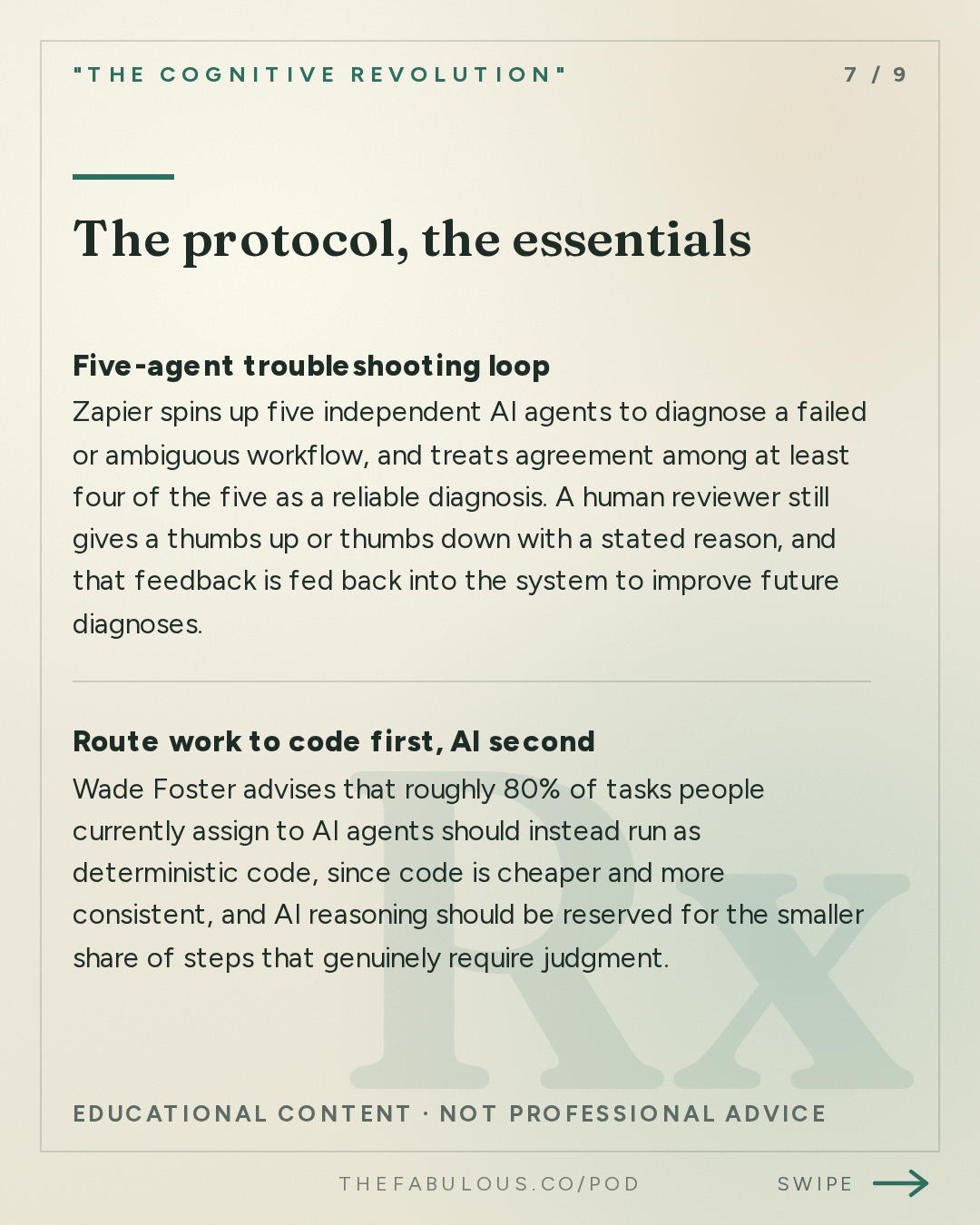 The protocol, the essentials — "The Cognitive Revolution" : No Code Is Code: Zapier CEO Wade Foster on Headless Tools, Zapier MCP & Automation Bench