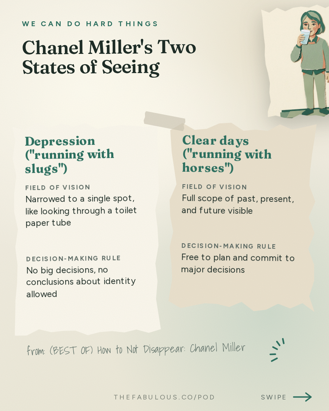 Chanel Miller's Two States of Seeing — We Can Do Hard Things: (BEST OF) How to Not Disappear: Chanel Miller