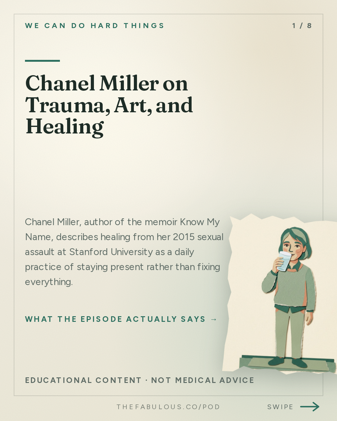 Chanel Miller on Trauma, Art, and Healing — We Can Do Hard Things: (BEST OF) How to Not Disappear: Chanel Miller
