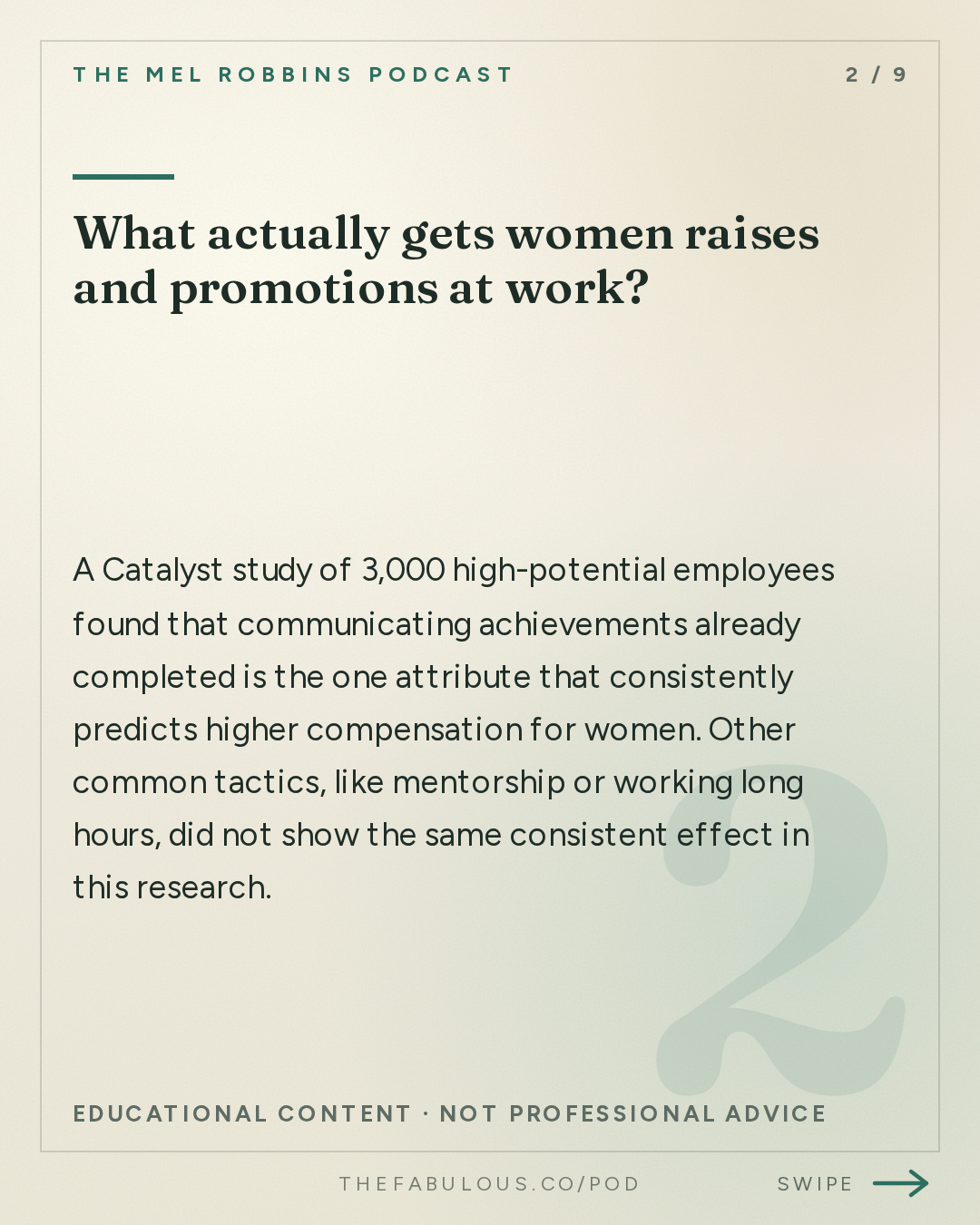 What actually gets women raises and promotions at work? — The Mel Robbins Podcast: How to Stop Being Overlooked & Start Getting What You Want With Top Business School Professor