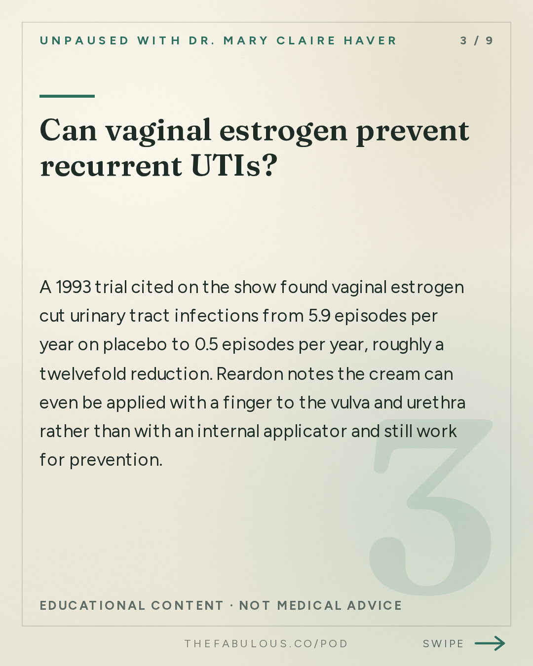 Can vaginal estrogen prevent recurrent UTIs? — unPAUSED with Dr. Mary Claire Haver: Bladder Leaks, UTIs & Pelvic Floor Health with the Vagina Whisperer