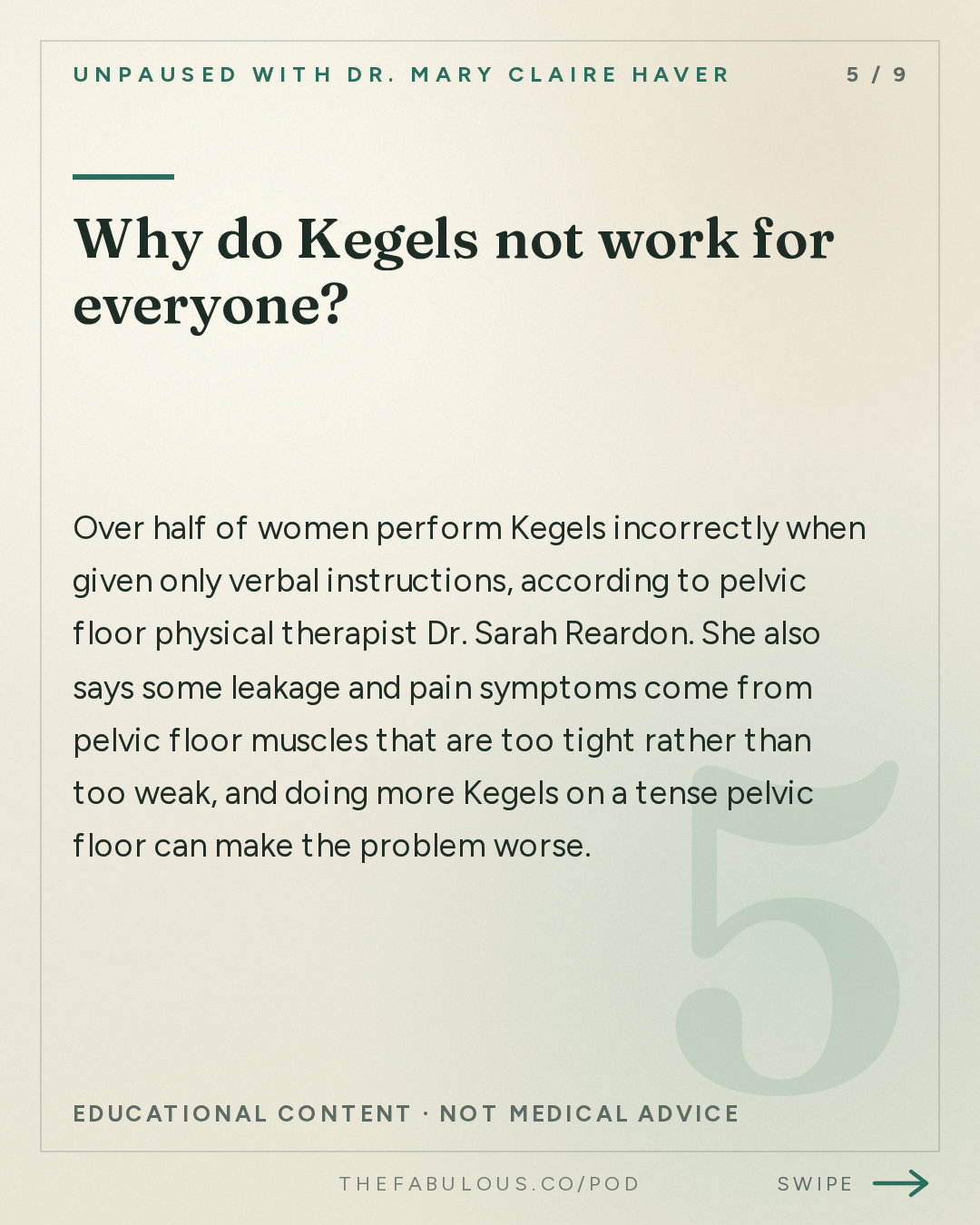 Why do Kegels not work for everyone? — unPAUSED with Dr. Mary Claire Haver: Bladder Leaks, UTIs & Pelvic Floor Health with the Vagina Whisperer