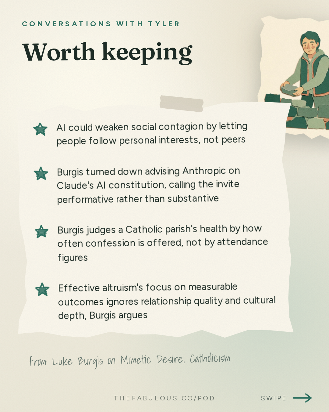 Worth keeping — Conversations with Tyler: Luke Burgis on Mimetic Desire, Catholicism, and the Age of Social Contagion