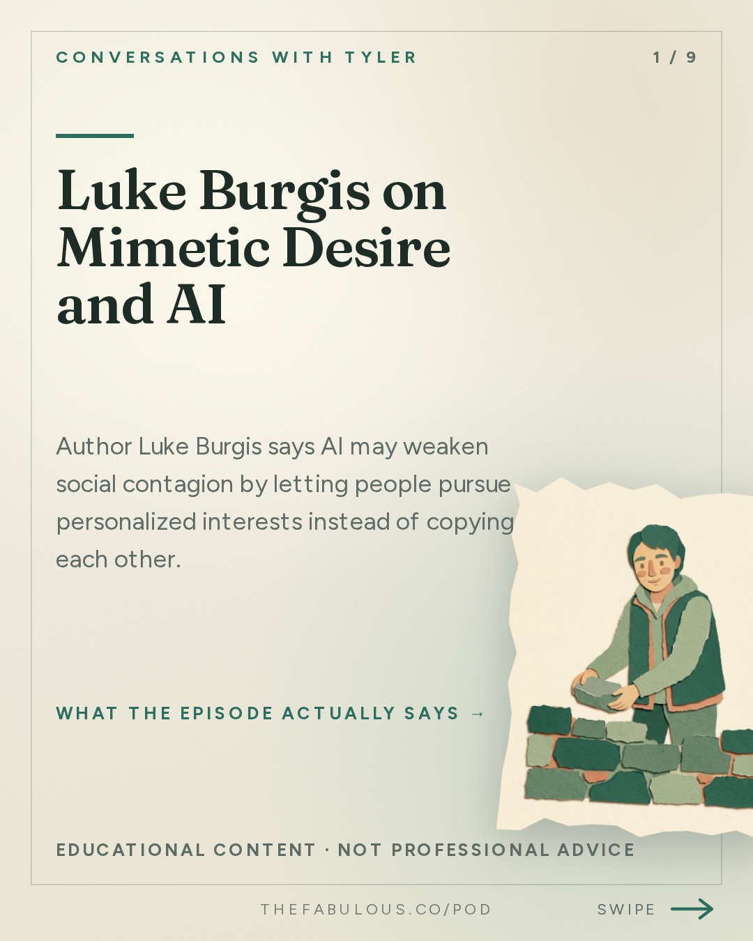 Luke Burgis on Mimetic Desire and AI — Conversations with Tyler: Luke Burgis on Mimetic Desire, Catholicism, and the Age of Social Contagion