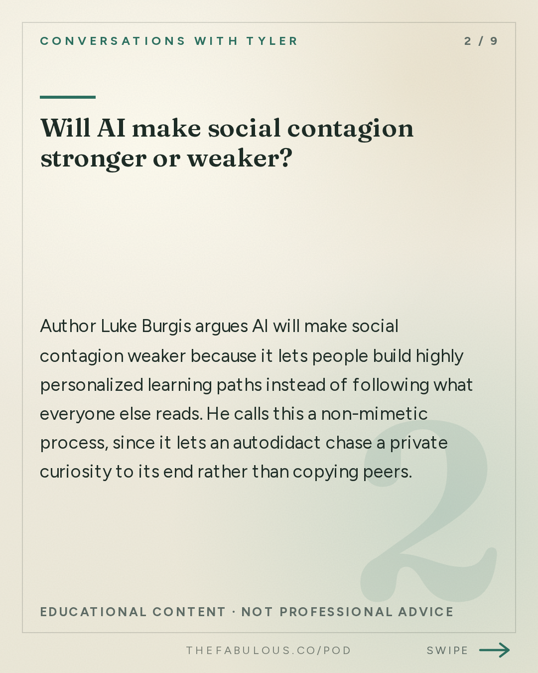 Will AI make social contagion stronger or weaker? — Conversations with Tyler: Luke Burgis on Mimetic Desire, Catholicism, and the Age of Social Contagion