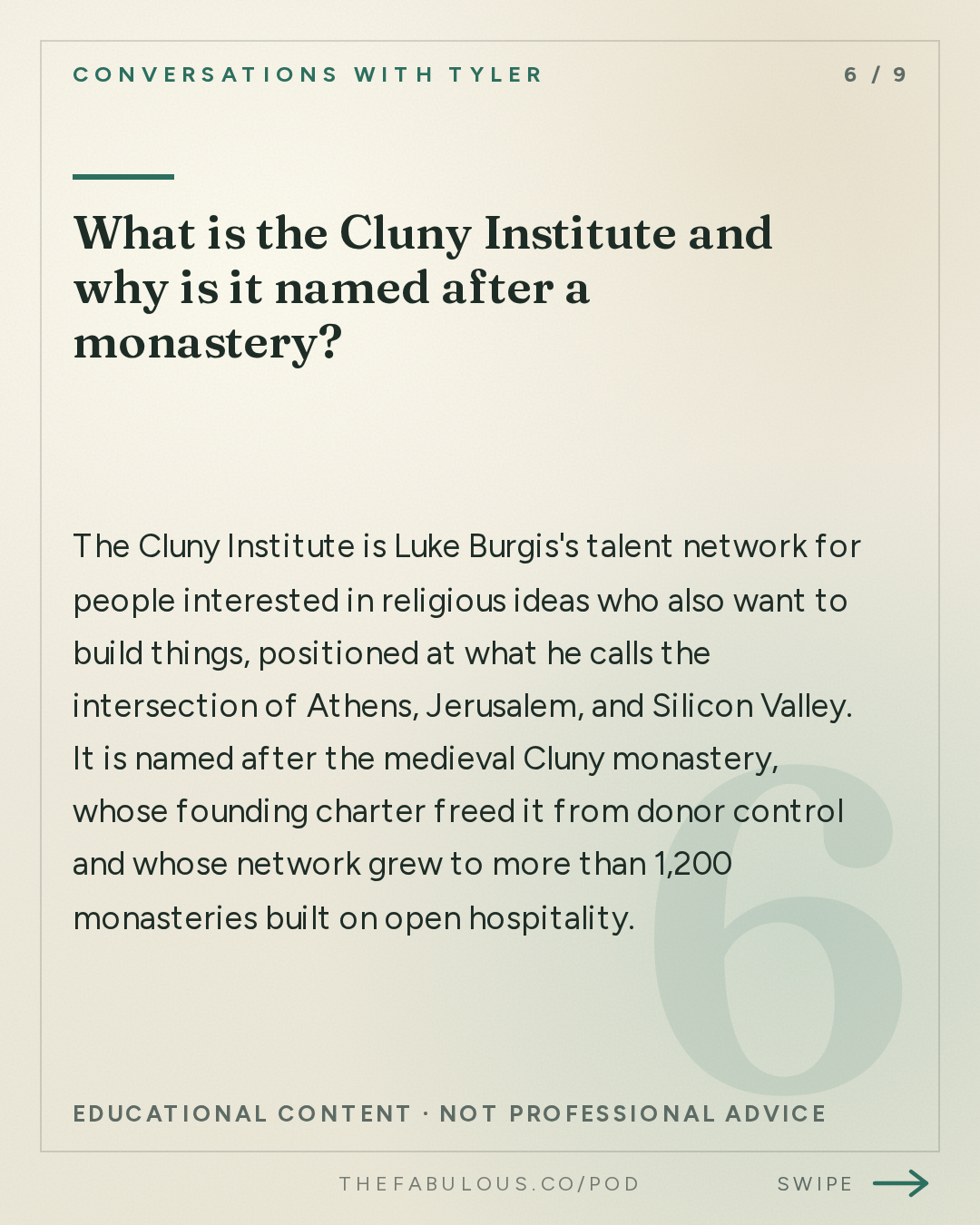 What is the Cluny Institute and why is it named after a monastery? — Conversations with Tyler: Luke Burgis on Mimetic Desire, Catholicism, and the Age of Social Contagion