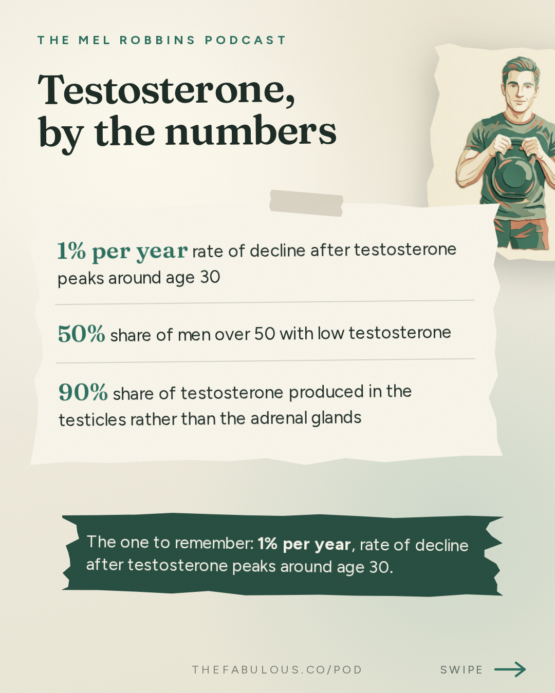 Testosterone, by the numbers — The Mel Robbins Podcast: The Ultimate Guide to Male Hormones & Men’s Health