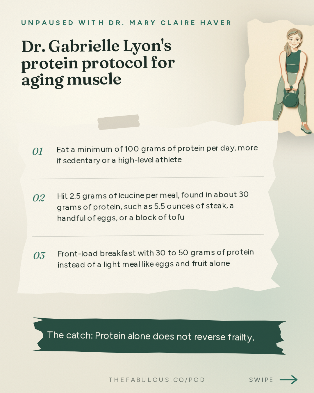 Dr. Gabrielle Lyon's protein protocol for aging muscle — unPAUSED with Dr. Mary Claire Haver: Muscle is the Organ for Longevity with Dr. Gabrielle Lyon