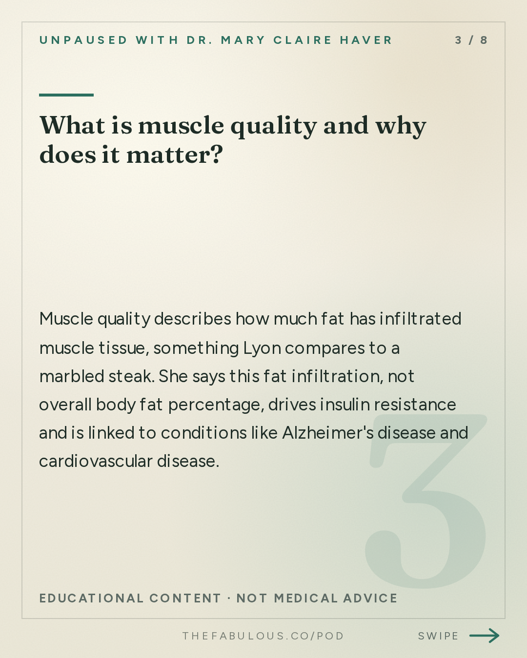 What is muscle quality and why does it matter? — unPAUSED with Dr. Mary Claire Haver: Muscle is the Organ for Longevity with Dr. Gabrielle Lyon
