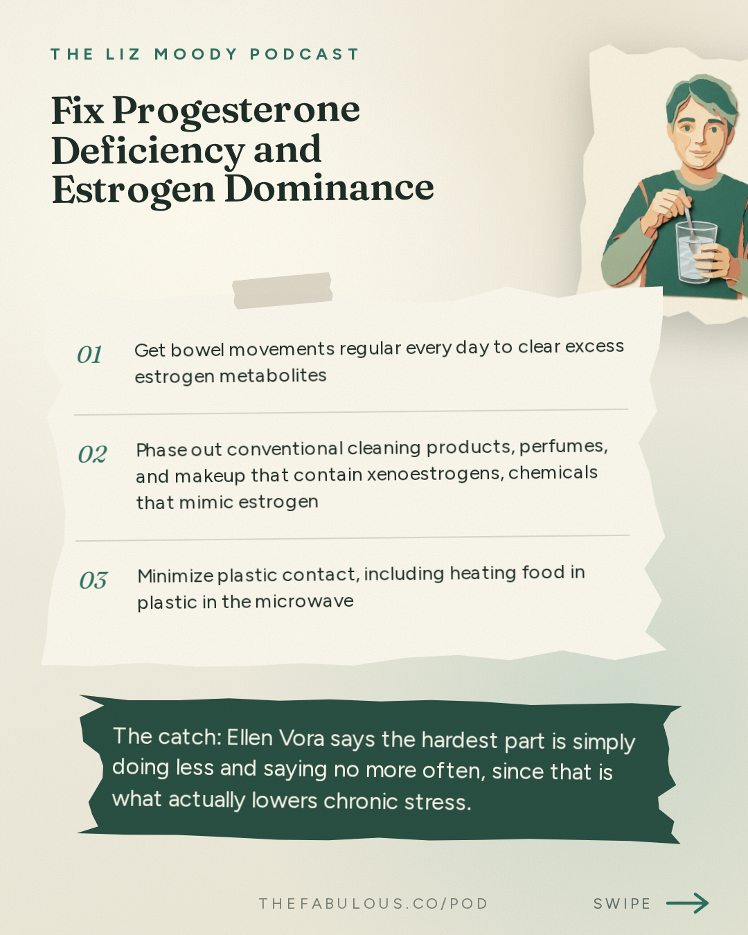 Fix Progesterone Deficiency and Estrogen Dominance — The Liz Moody Podcast: The Missing Tool to Finally Heal Your Gut, Hormones, and Anxiety