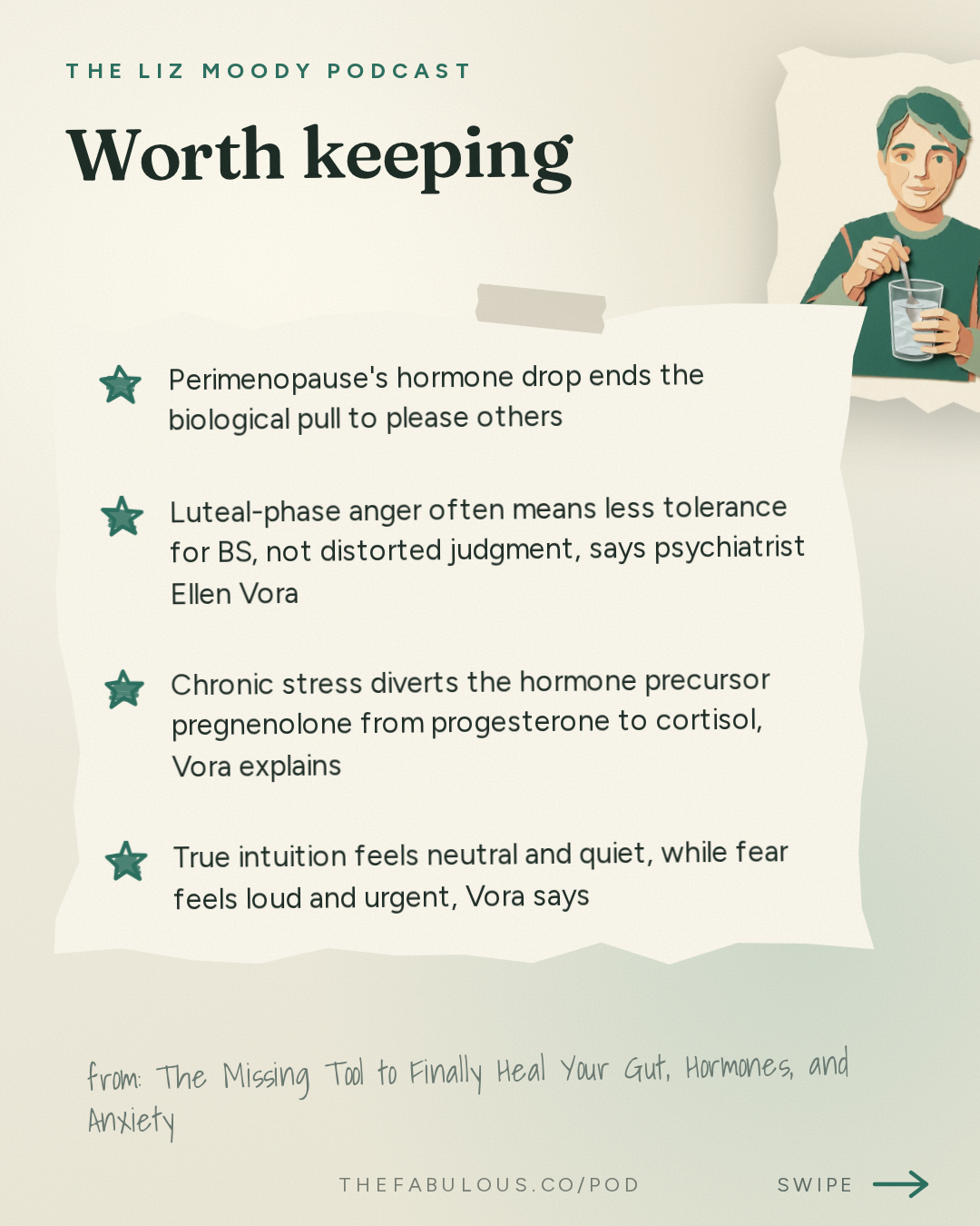 Worth keeping — The Liz Moody Podcast: The Missing Tool to Finally Heal Your Gut, Hormones, and Anxiety