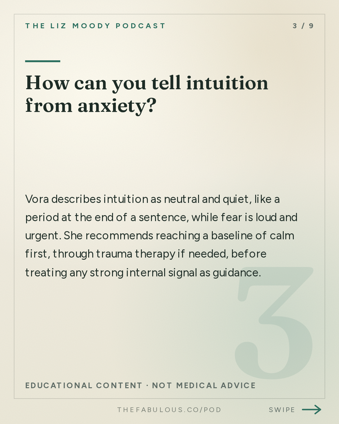 How can you tell intuition from anxiety? — The Liz Moody Podcast: The Missing Tool to Finally Heal Your Gut, Hormones, and Anxiety
