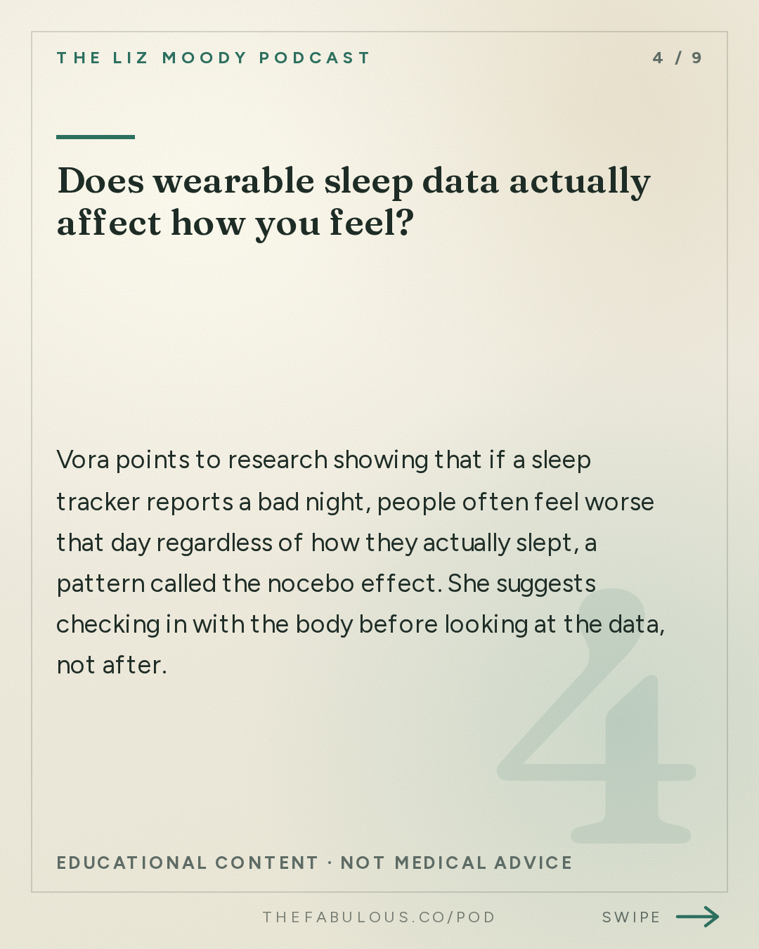 Does wearable sleep data actually affect how you feel? — The Liz Moody Podcast: The Missing Tool to Finally Heal Your Gut, Hormones, and Anxiety