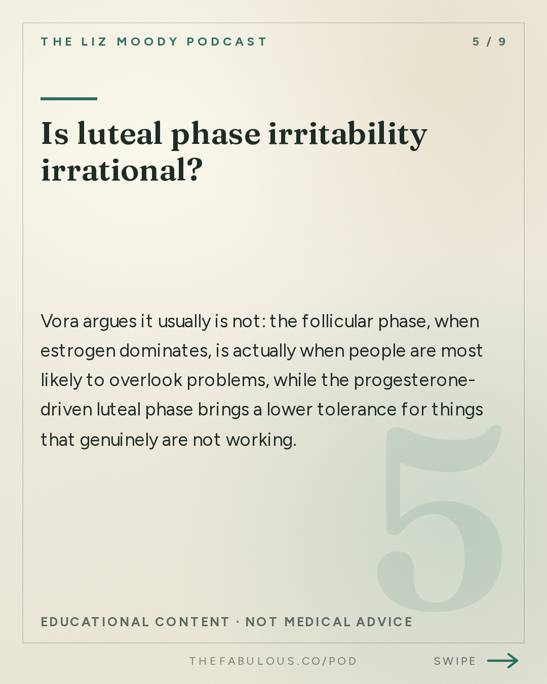 Is luteal phase irritability irrational? — The Liz Moody Podcast: The Missing Tool to Finally Heal Your Gut, Hormones, and Anxiety