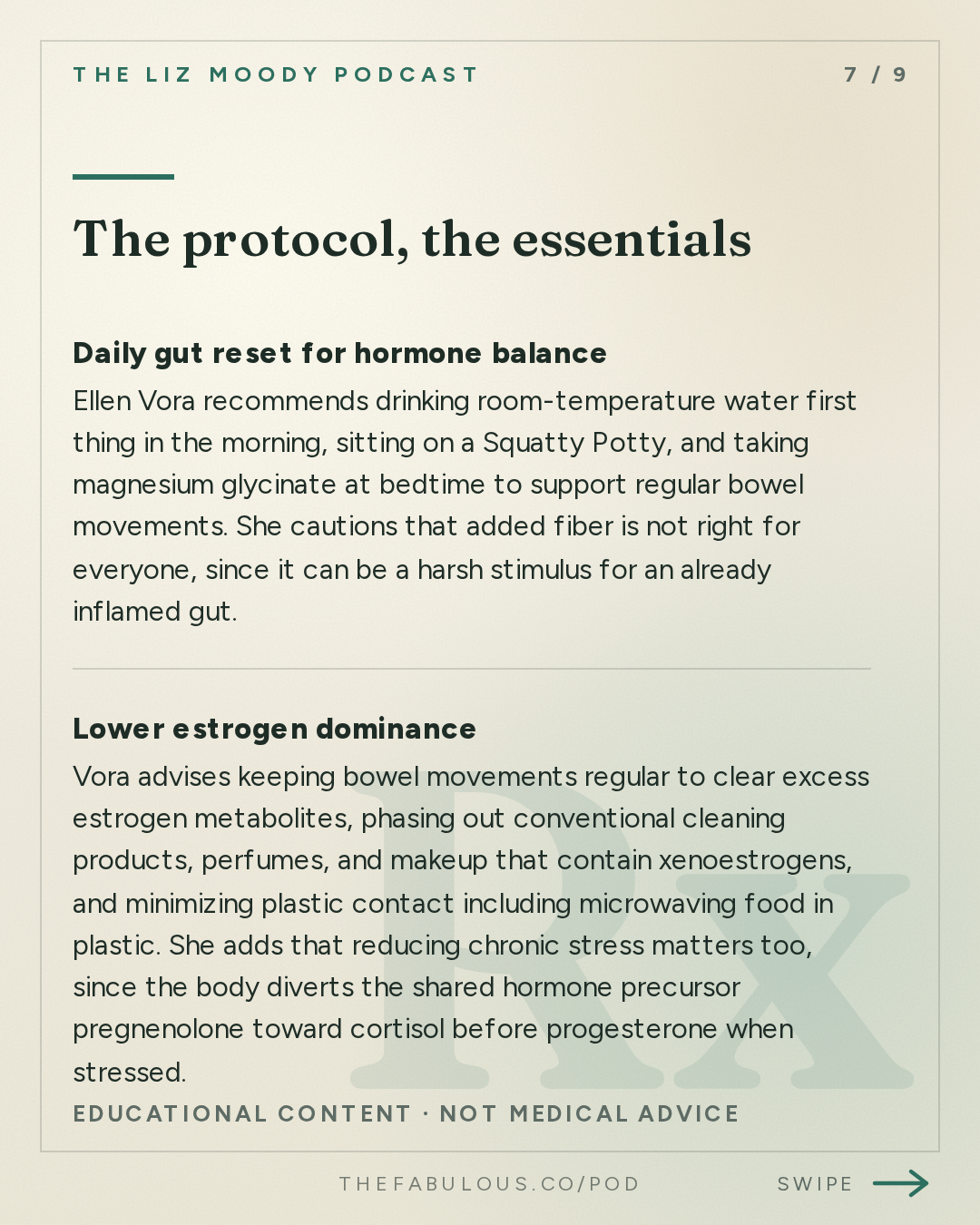The protocol, the essentials — The Liz Moody Podcast: The Missing Tool to Finally Heal Your Gut, Hormones, and Anxiety