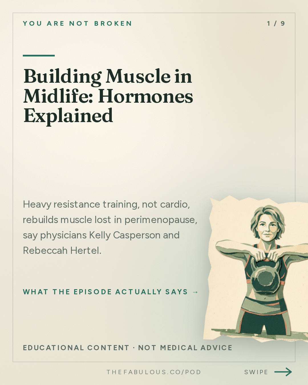 Building Muscle in Midlife: Hormones Explained — You Are Not Broken: 393. Stronger in Midlife: Muscle, Hormones, and Longevity for Women