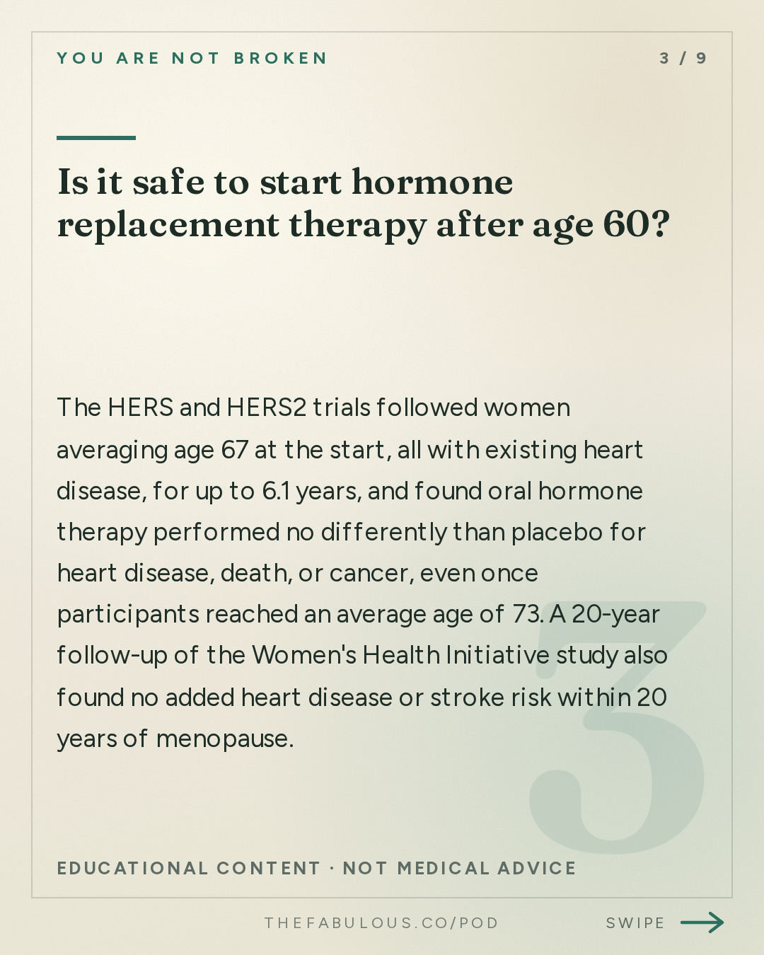 Is it safe to start hormone replacement therapy after age 60? — You Are Not Broken: 393. Stronger in Midlife: Muscle, Hormones, and Longevity for Women