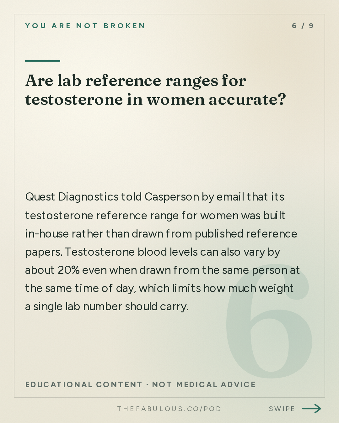Are lab reference ranges for testosterone in women accurate? — You Are Not Broken: 393. Stronger in Midlife: Muscle, Hormones, and Longevity for Women