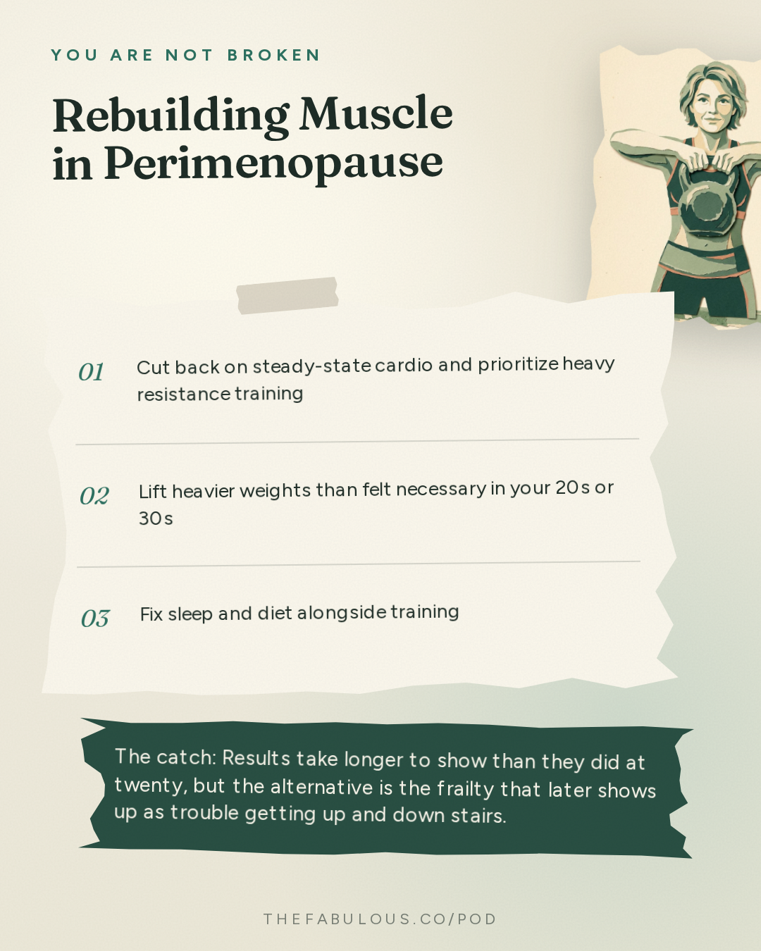 Rebuilding Muscle in Perimenopause — You Are Not Broken: 393. Stronger in Midlife: Muscle, Hormones, and Longevity for Women
