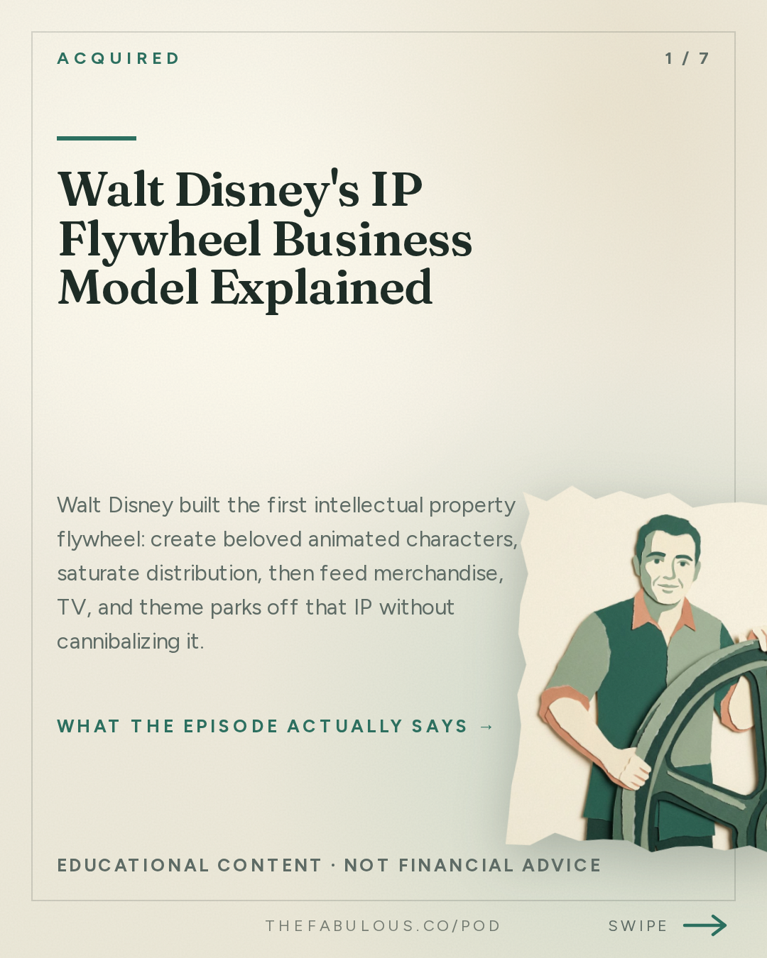Walt Disney's IP Flywheel Business Model Explained — Acquired: The Walt Disney Company