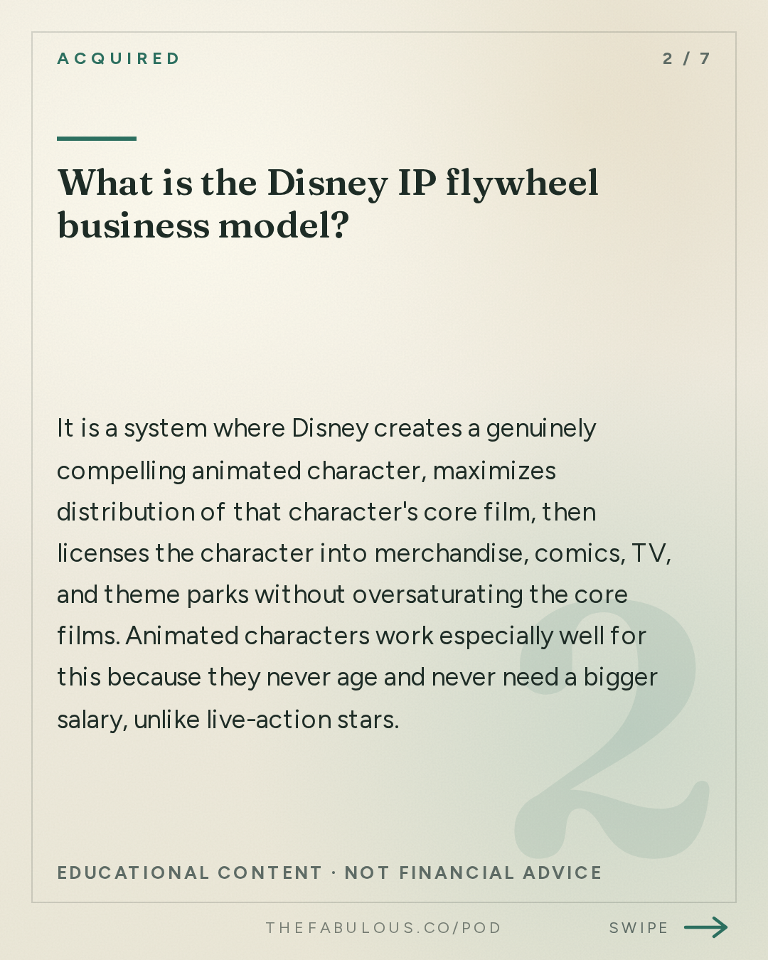 What is the Disney IP flywheel business model? — Acquired: The Walt Disney Company