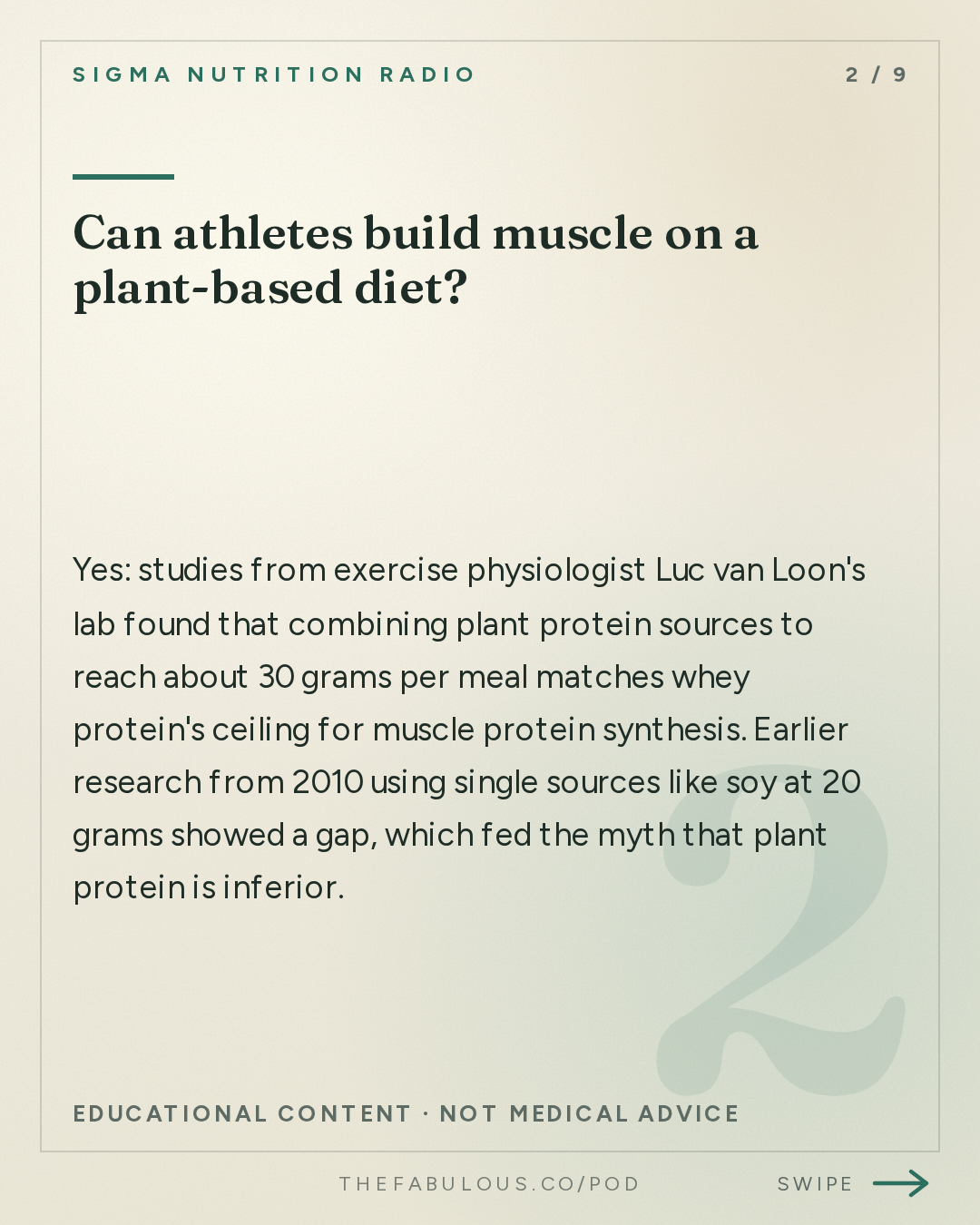 Can athletes build muscle on a plant-based diet? — Sigma Nutrition Radio: #624: Can Athletes Eat for Performance and the Planet? – Peter Res