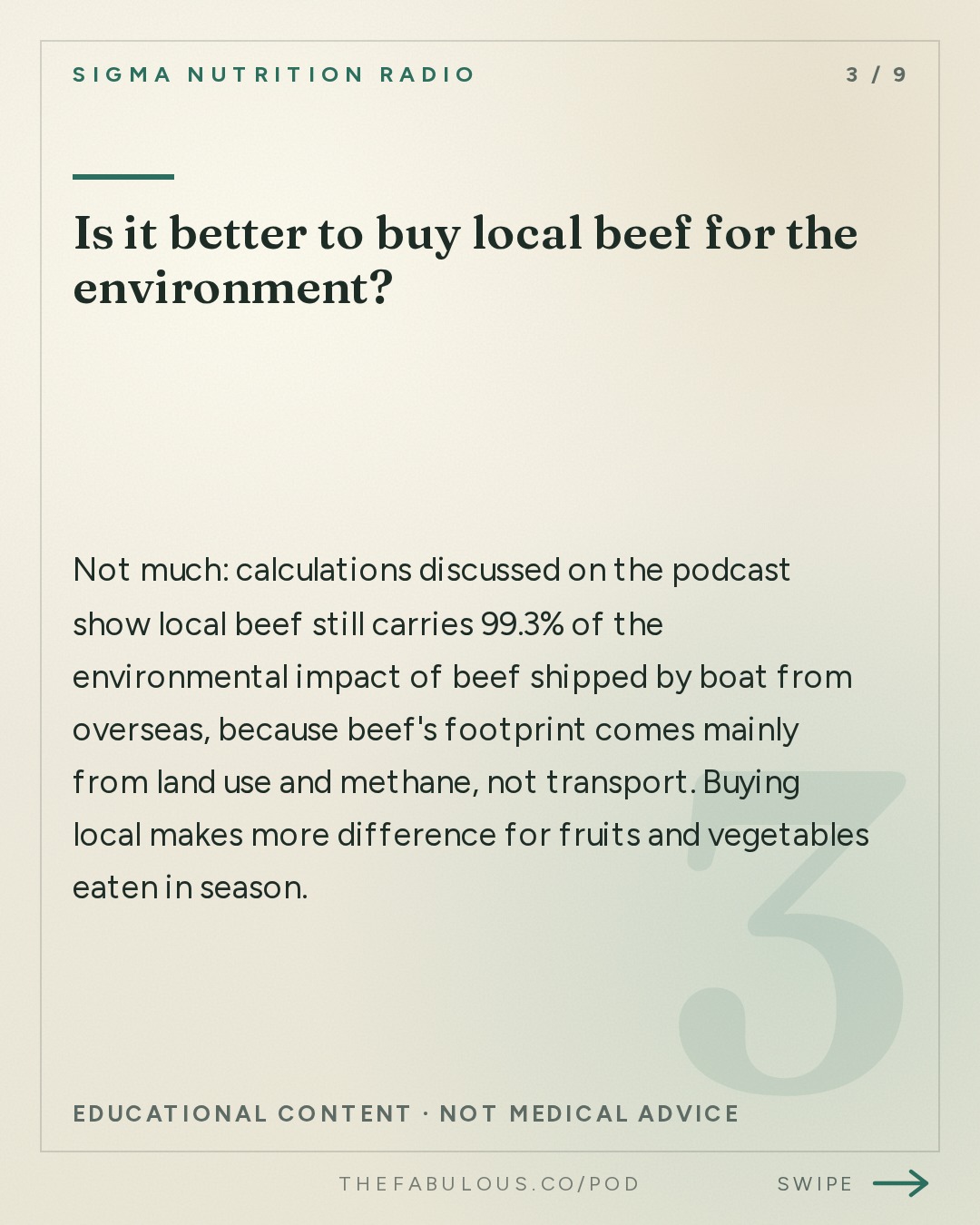 Is it better to buy local beef for the environment? — Sigma Nutrition Radio: #624: Can Athletes Eat for Performance and the Planet? – Peter Res