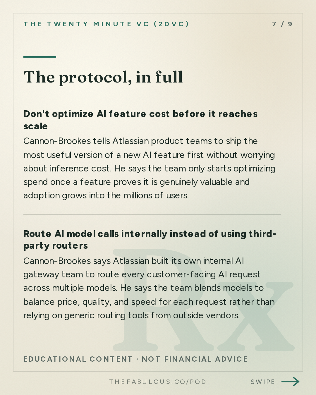 The protocol, in full — The Twenty Minute VC (20VC): Venture Capital | Startup Funding | The Pitch: 20VC: Atlassian CEO on Why Agents Won't Replace Interfaces | Why Enterprises Won't Trust Chinese Models | Why The Jury Is Still Out On The Benefits of Specialised Models with Mike Cannon-Brookes