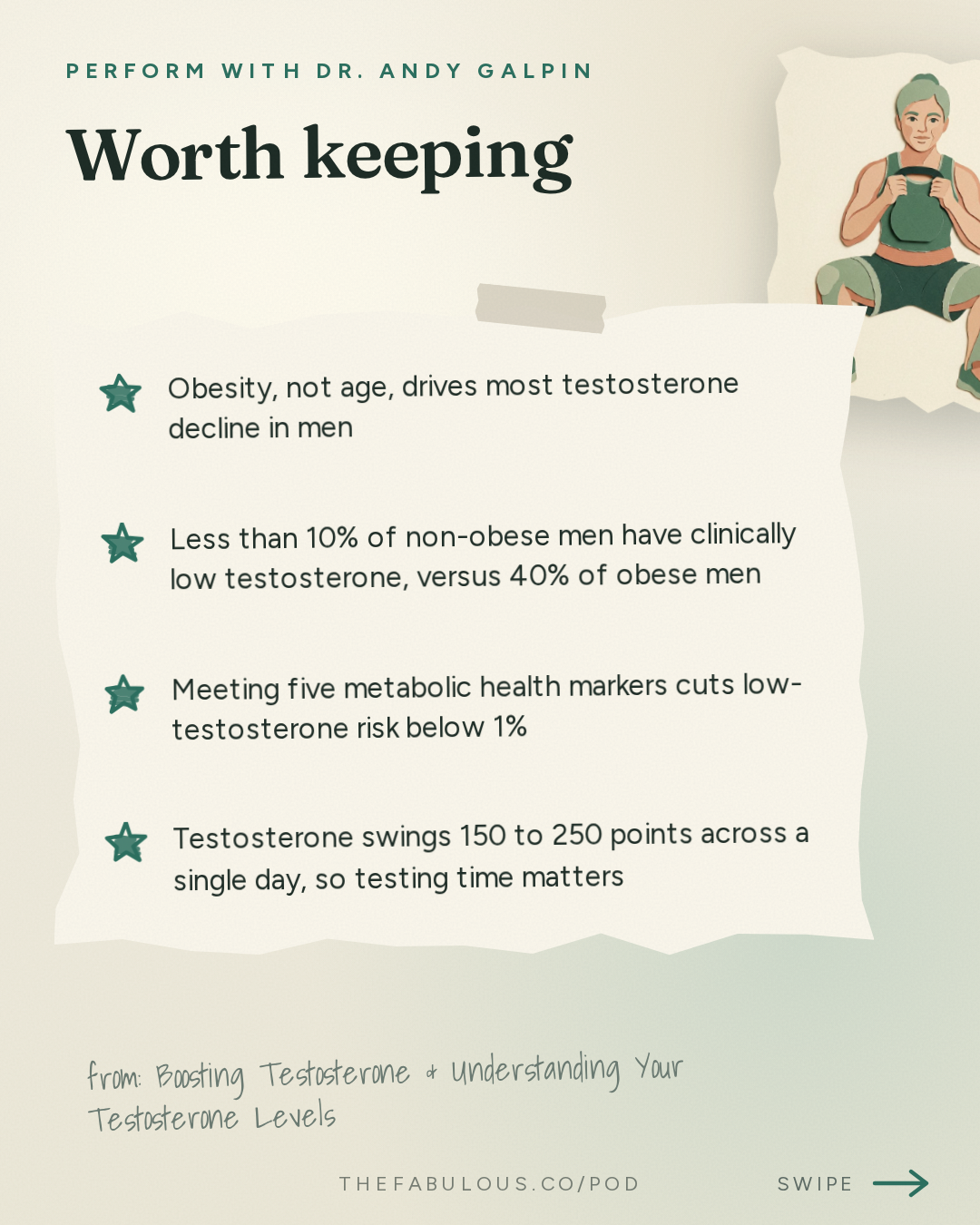 Worth keeping — Perform with Dr. Andy Galpin: Boosting Testosterone & Understanding Your Testosterone Levels (Aging, Muscle Growth & Nutrition)