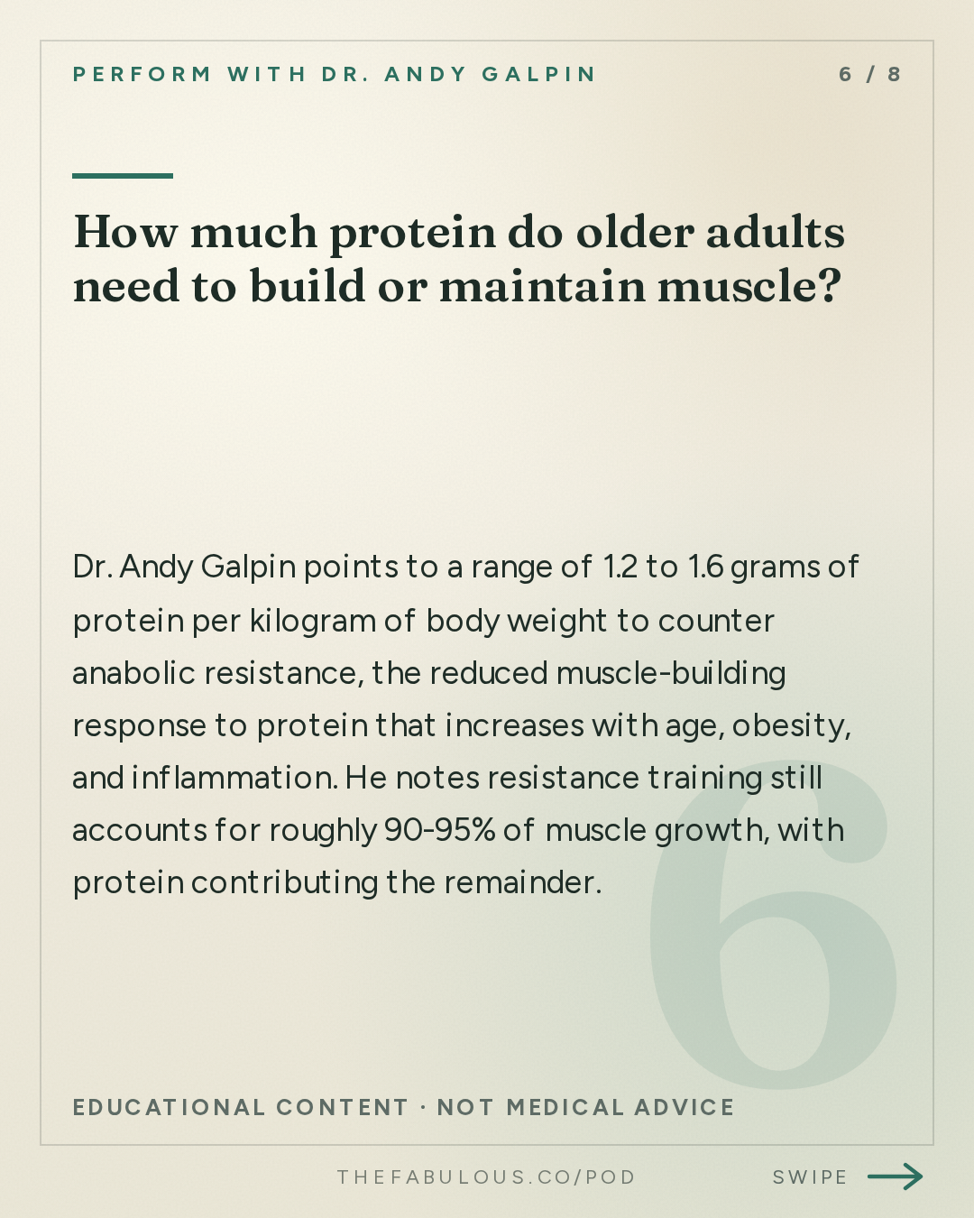 How much protein do older adults need to build or maintain muscle? — Perform with Dr. Andy Galpin: Boosting Testosterone & Understanding Your Testosterone Levels (Aging, Muscle Growth & Nutrition)