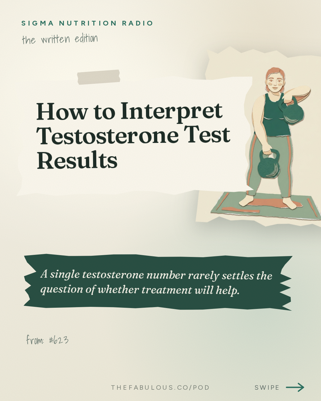 How to Interpret Testosterone Test Results — Sigma Nutrition Radio: #623: Testosterone Testing: What Do the Results Mean? When Does TRT Help? – Austin Baraki, MD