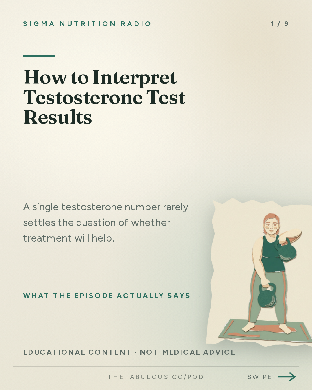 How to Interpret Testosterone Test Results — Sigma Nutrition Radio: #623: Testosterone Testing: What Do the Results Mean? When Does TRT Help? – Austin Baraki, MD