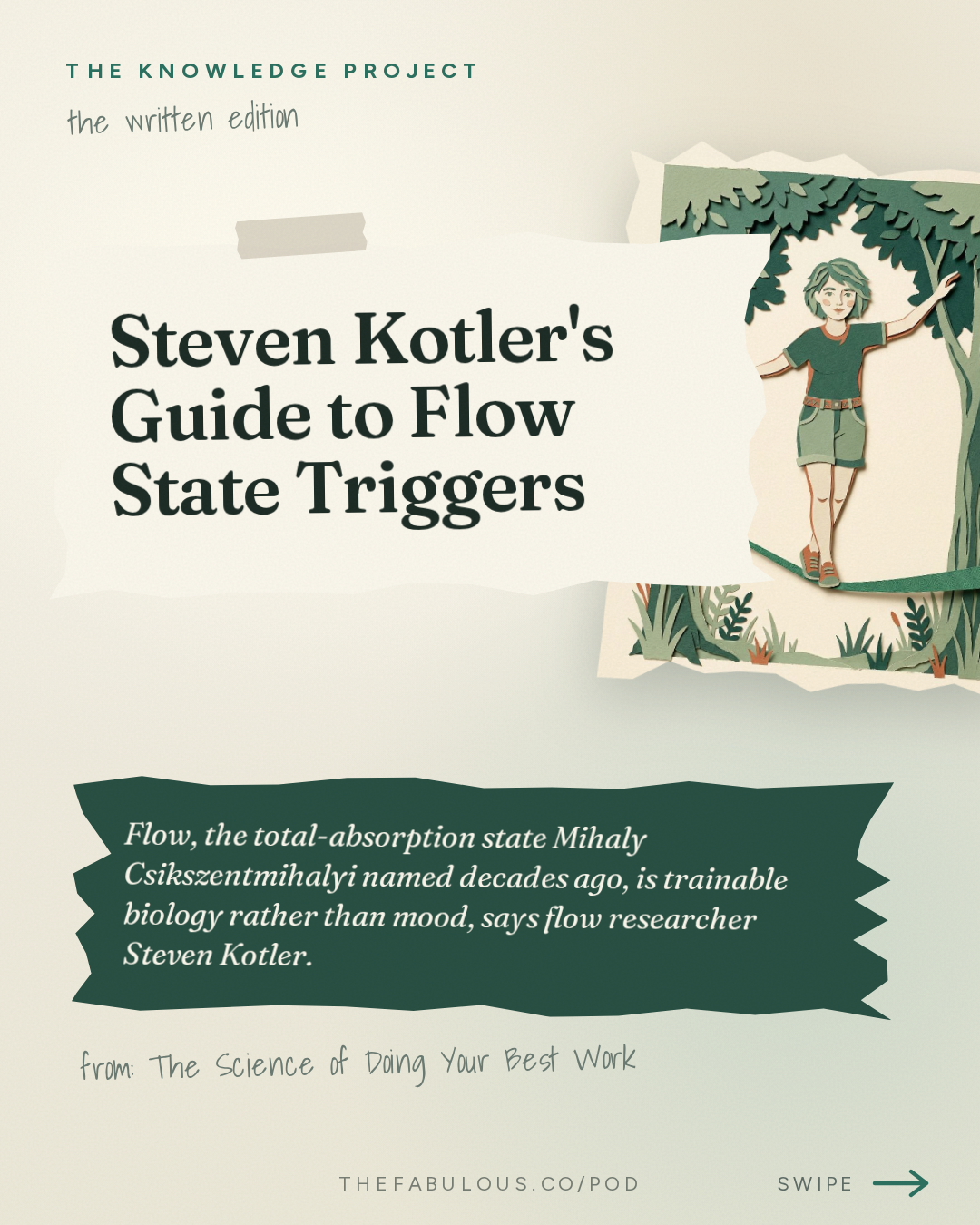 Steven Kotler's Guide to Flow State Triggers — The Knowledge Project: The Science of Doing Your Best Work