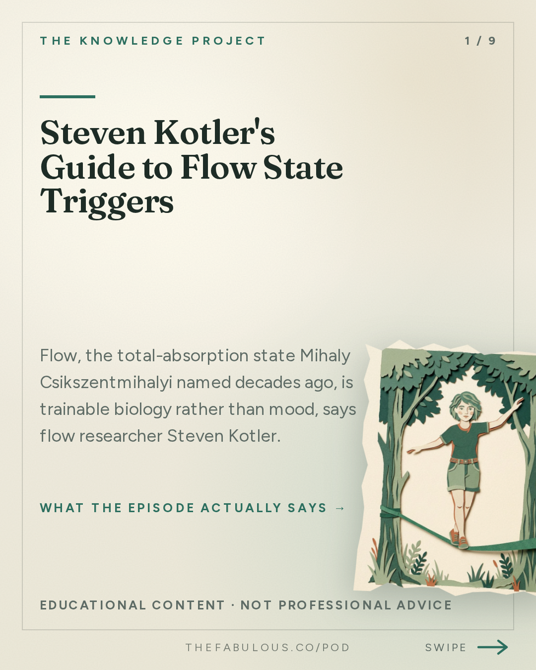 Steven Kotler's Guide to Flow State Triggers — The Knowledge Project: The Science of Doing Your Best Work