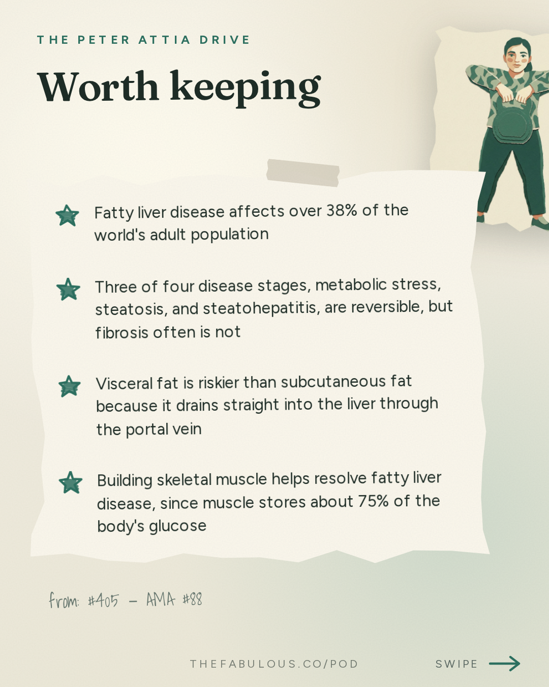 Worth keeping — The Peter Attia Drive: #405 ‒ AMA #88: Metabolic liver health: how to assess risk, catch dysfunction early, and prevent or reverse liver disease