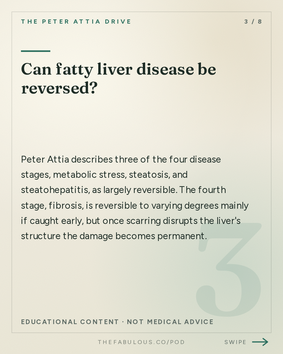 Can fatty liver disease be reversed? — The Peter Attia Drive: #405 ‒ AMA #88: Metabolic liver health: how to assess risk, catch dysfunction early, and prevent or reverse liver disease