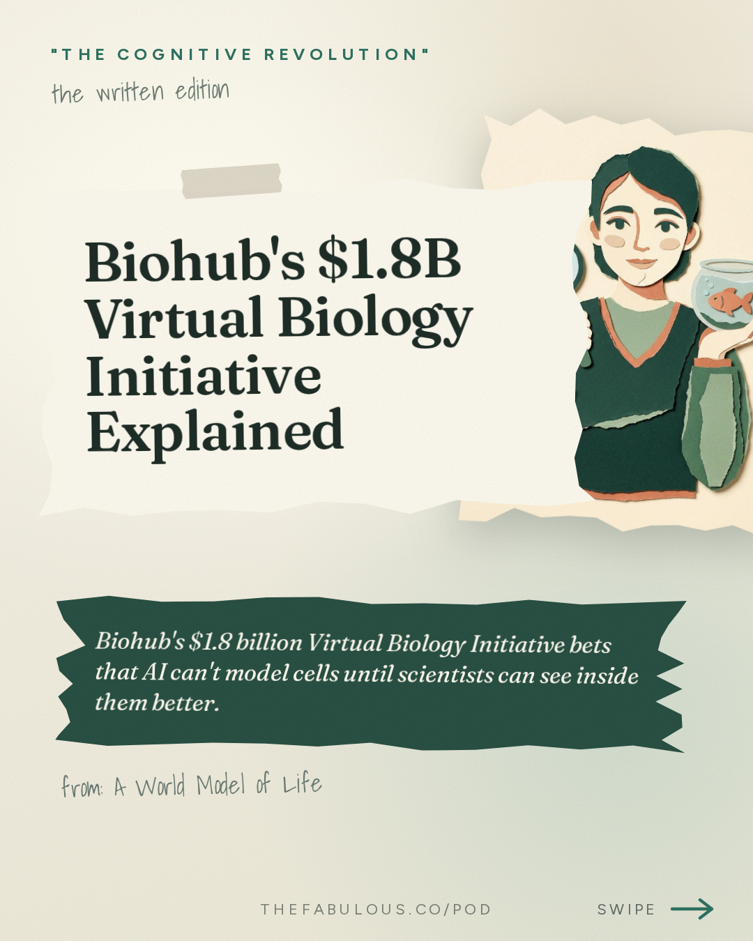 Biohub's $1.8B Virtual Biology Initiative Explained — "The Cognitive Revolution" : A World Model of Life: Biohub's Alex Rives on Virtual Cells, Measurement, & the $1.8B Data Push