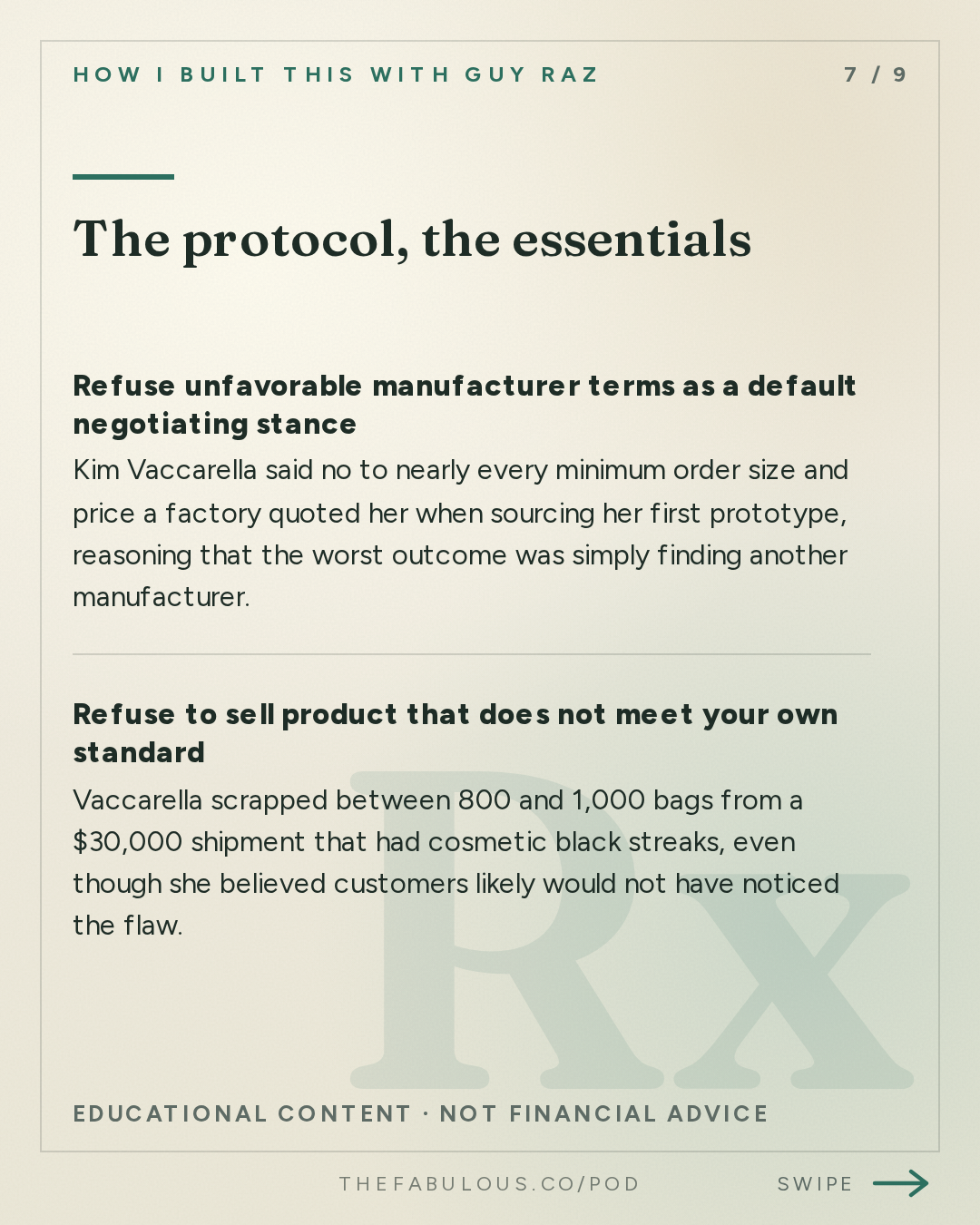 The protocol, the essentials — How I Built This with Guy Raz: Bogg Bag: Kim Vaccarella. The $100 Million Business She Almost Abandoned